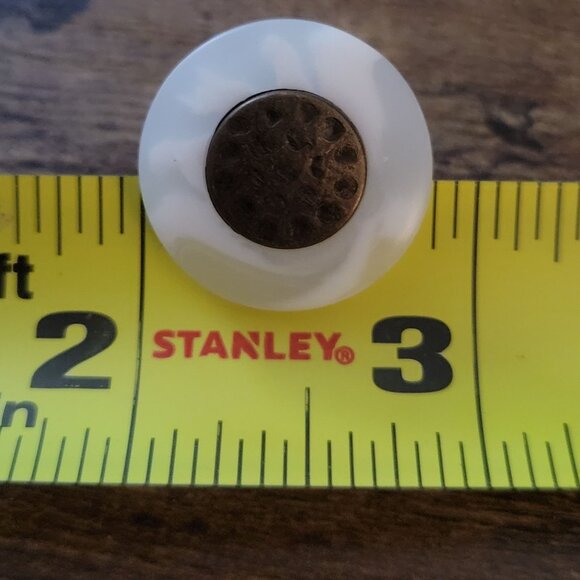 Button Assortment Gold White Mix Plastic Shank and Sew Through Mixed Lot of 26 - Picture 7 of 10